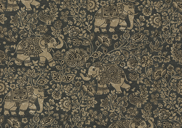 Indira, Charcoal - Roman Blind - Image 6